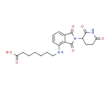 泊马度胺4'-烷基C6-酸，Pomalidomide-C6-CO2H，2225940-50-9