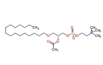 1-O-十六烷基-2-乙酰基-sn-甘油-3-磷酸胆碱，C16-PAF，CAS号：74389-68-7