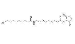 Propargyl-C8-amido-PEG2-NHS ester，CAS号：1006592-59-1